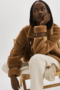 Femme LAMARQUE ELODY | Veste En Fausse Fourrure