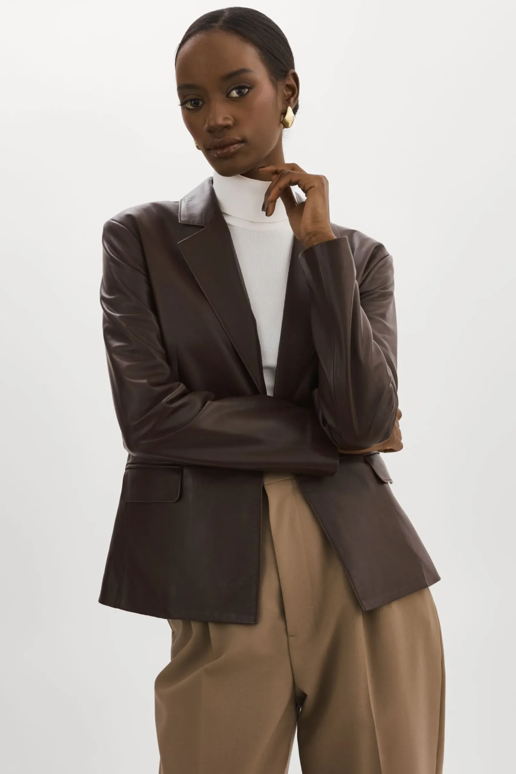 Femme LAMARQUE ELZA | Veston En Cuir