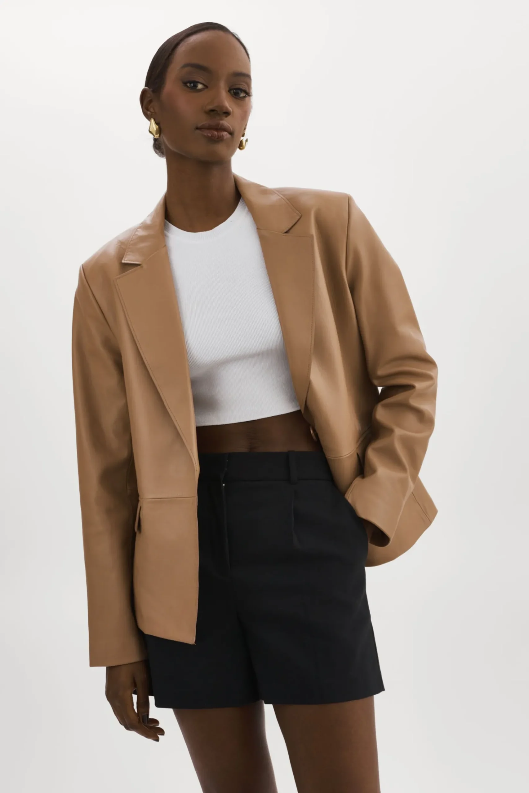 Femme LAMARQUE ELZA | Veston En Cuir