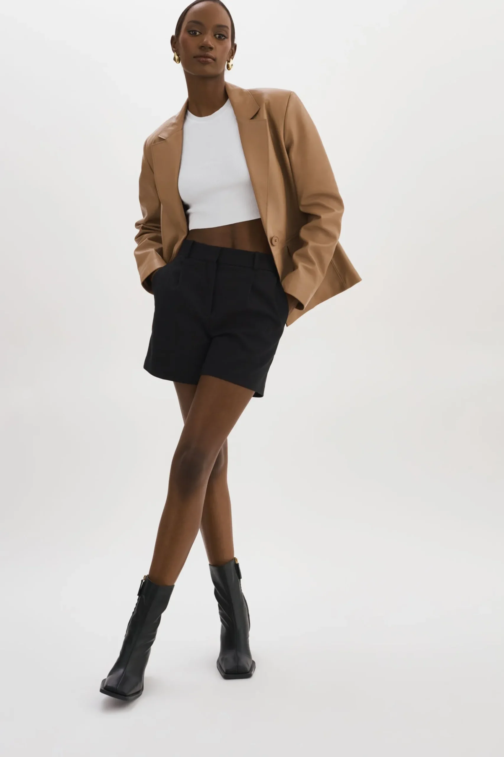 Femme LAMARQUE ELZA | Veston En Cuir