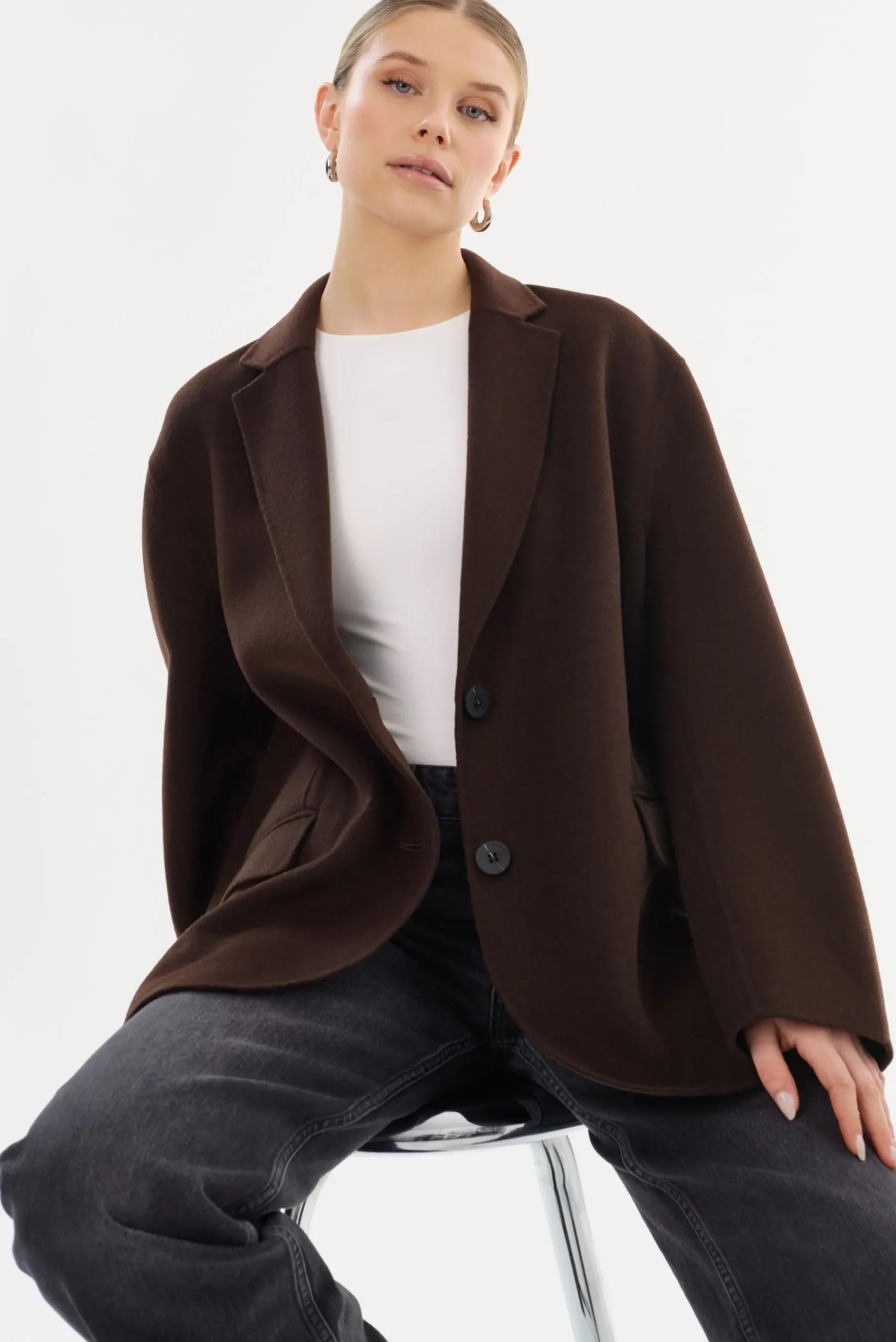 Femme LAMARQUE ENNIS | Blazer Surdimensionné En Laine