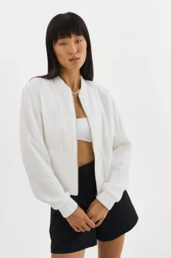 Femme LAMARQUE ENRICA | Blouson Bomber En Coton