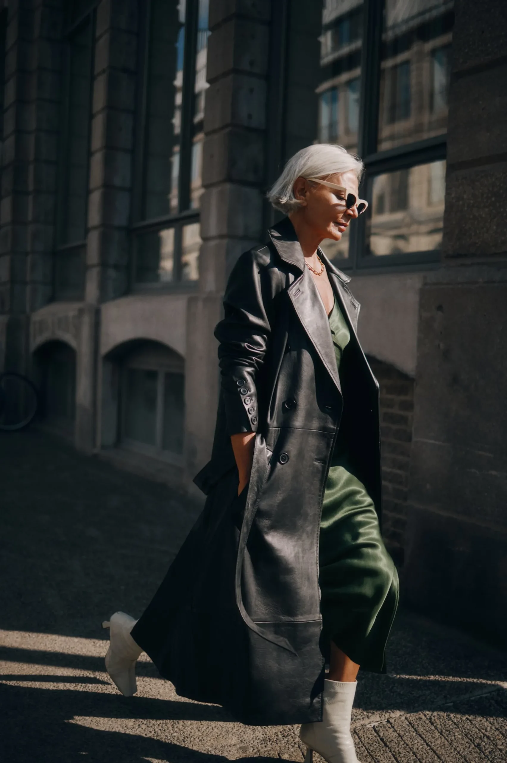 Femme LAMARQUE ERMA Trench En Cuir