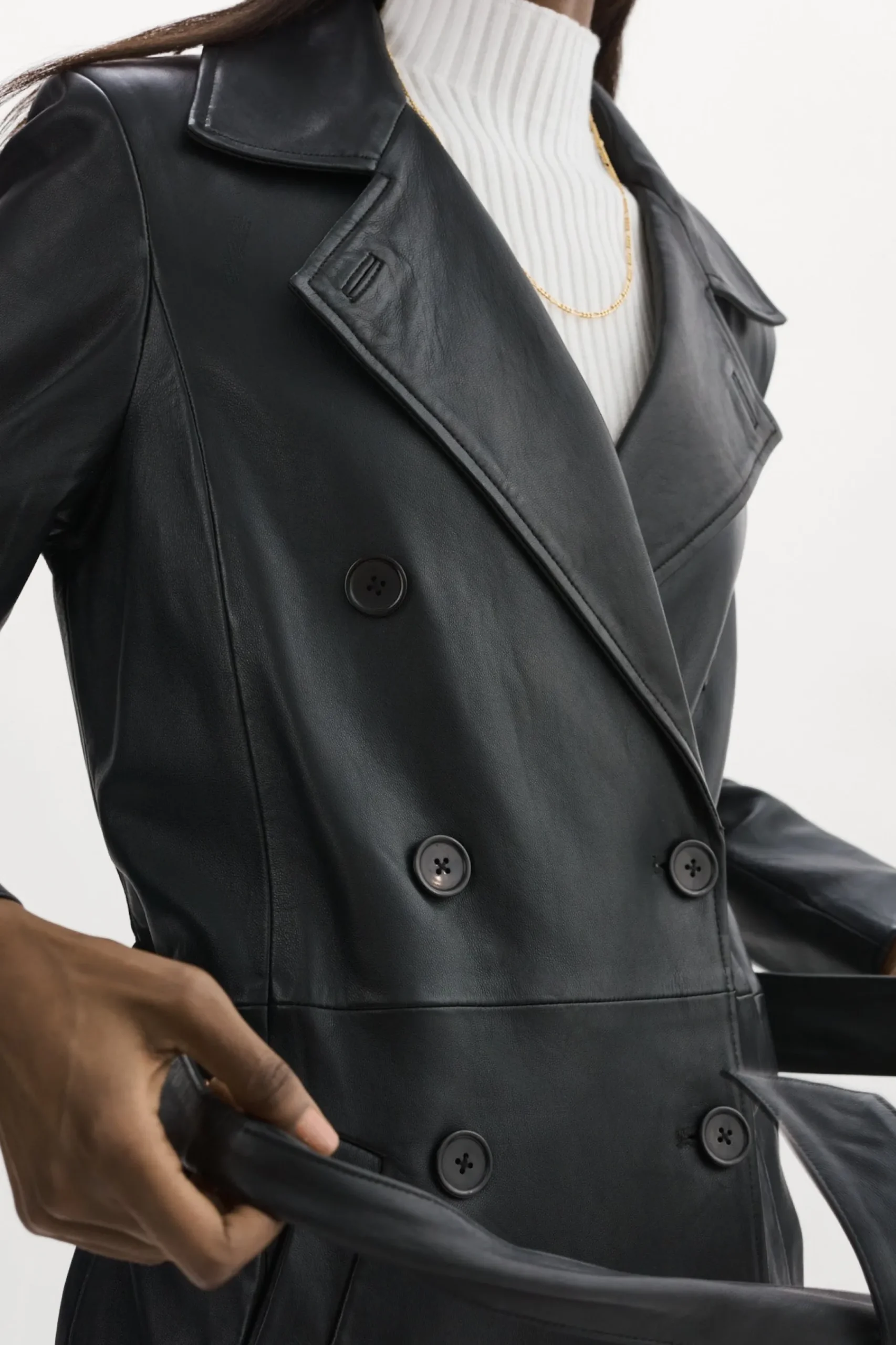 Femme LAMARQUE ERMA Trench En Cuir