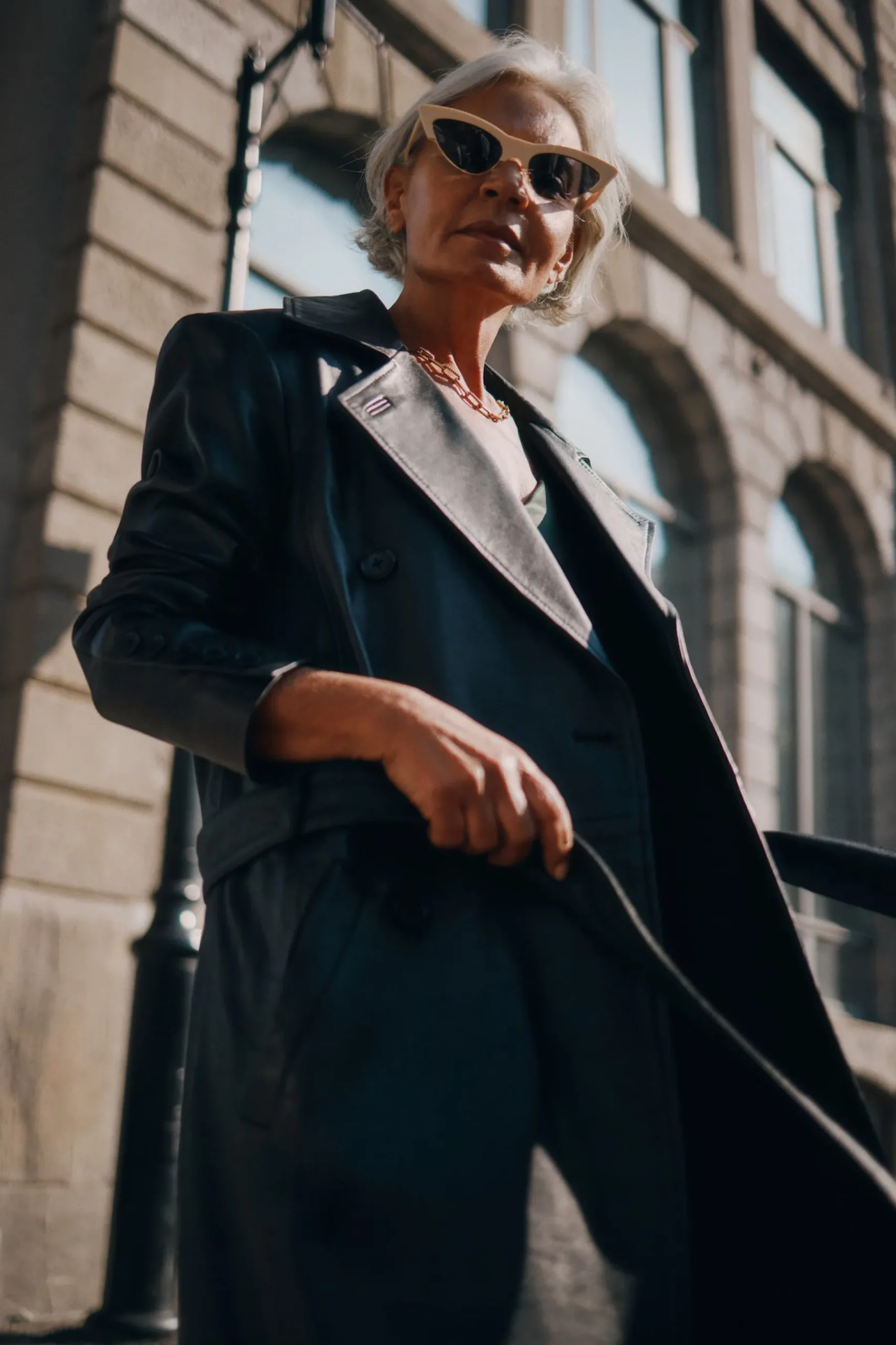 Femme LAMARQUE ERMA Trench En Cuir
