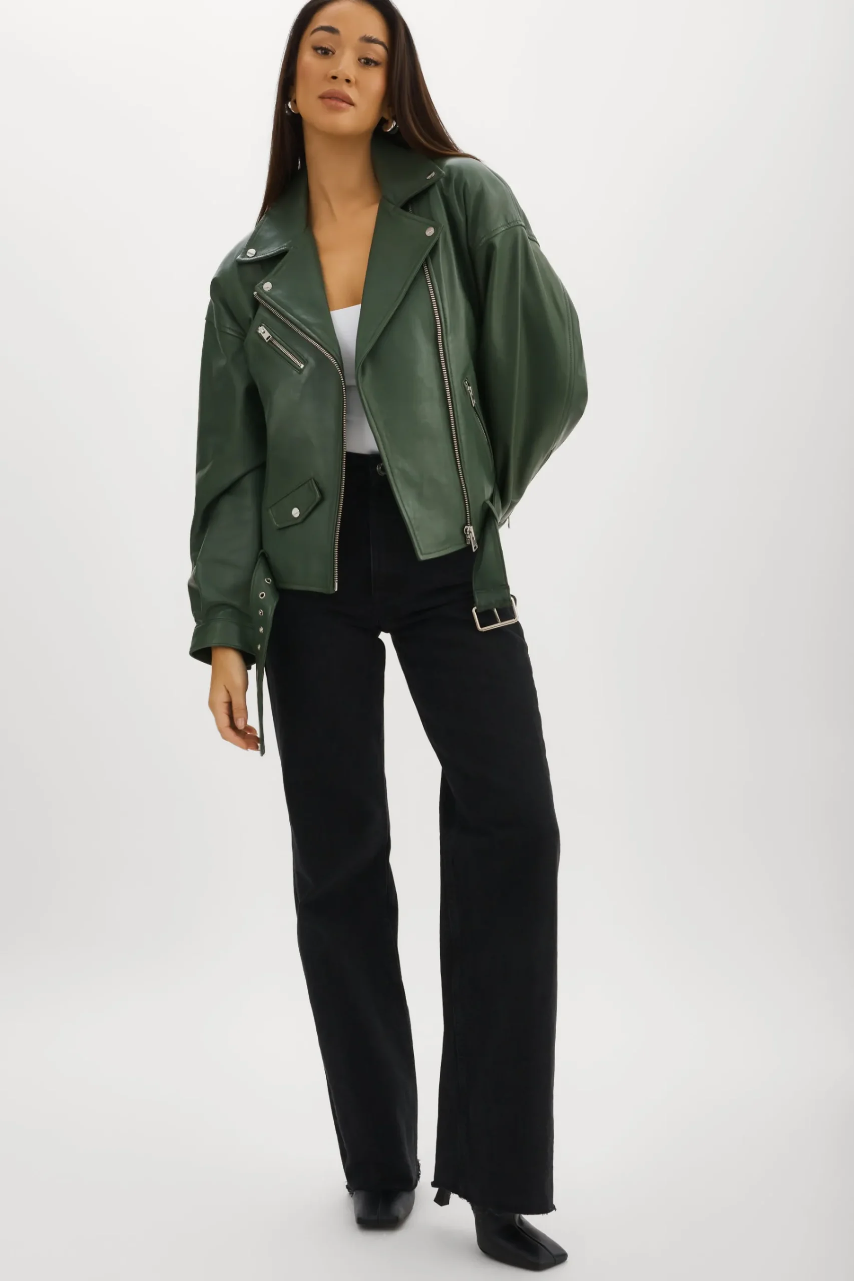 Femme LAMARQUE ESTIA | Veste De Motard En Cuir