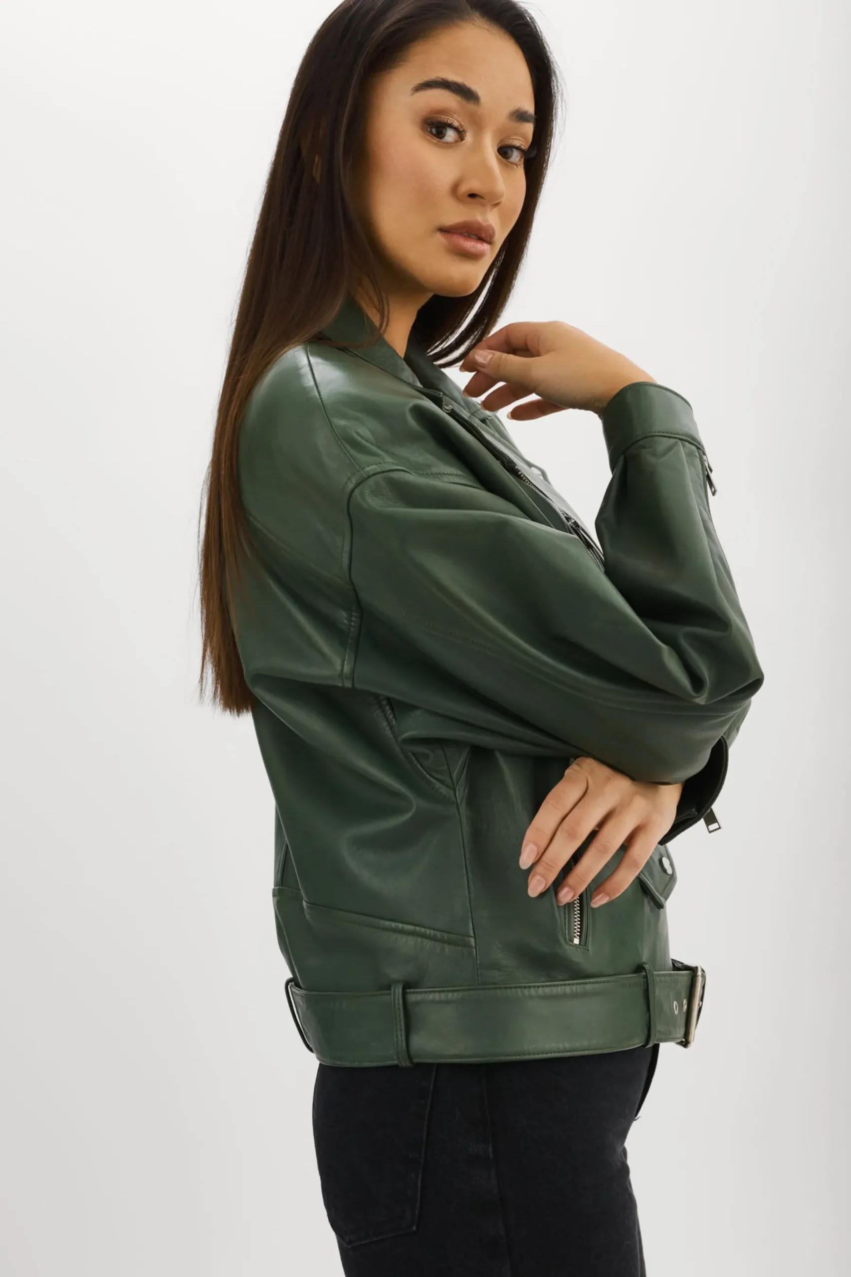 Femme LAMARQUE ESTIA | Veste De Motard En Cuir