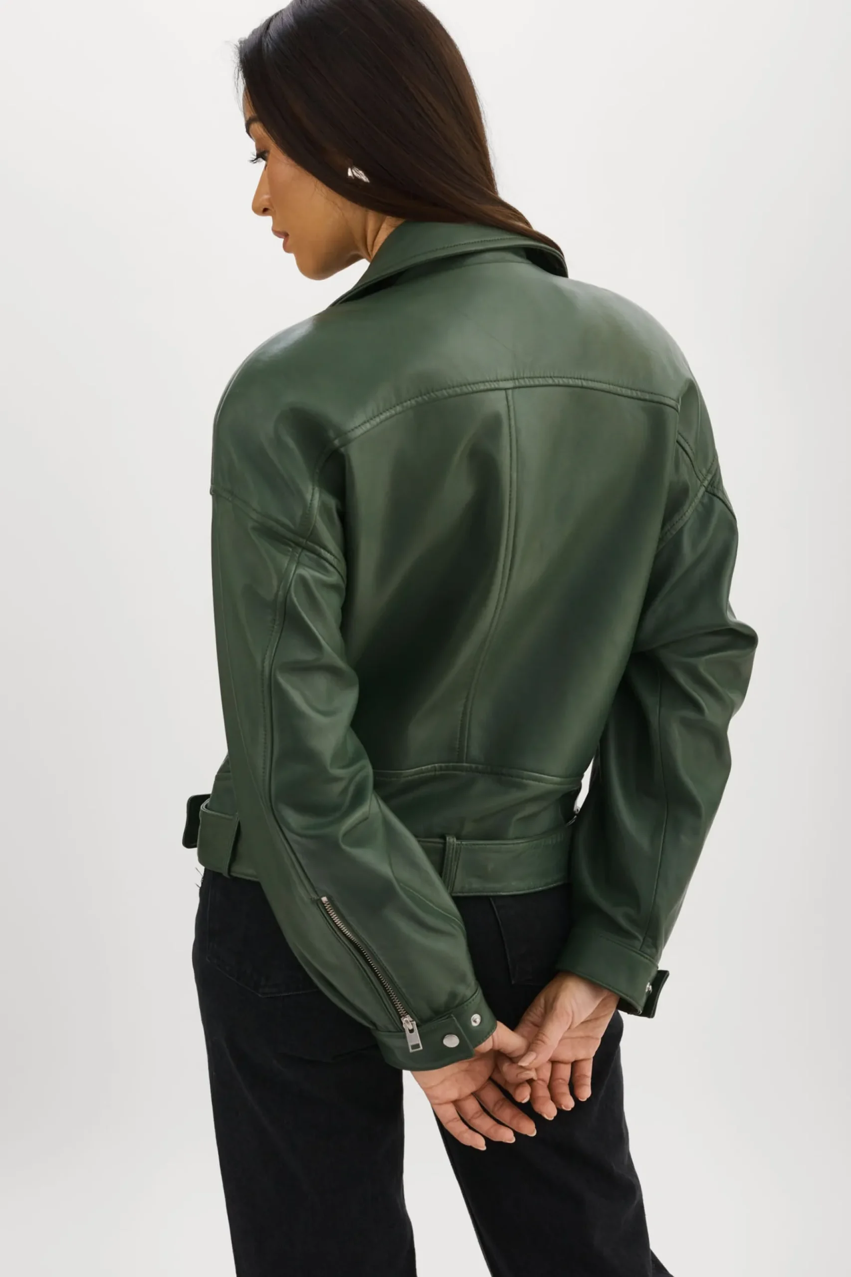 Femme LAMARQUE ESTIA | Veste De Motard En Cuir