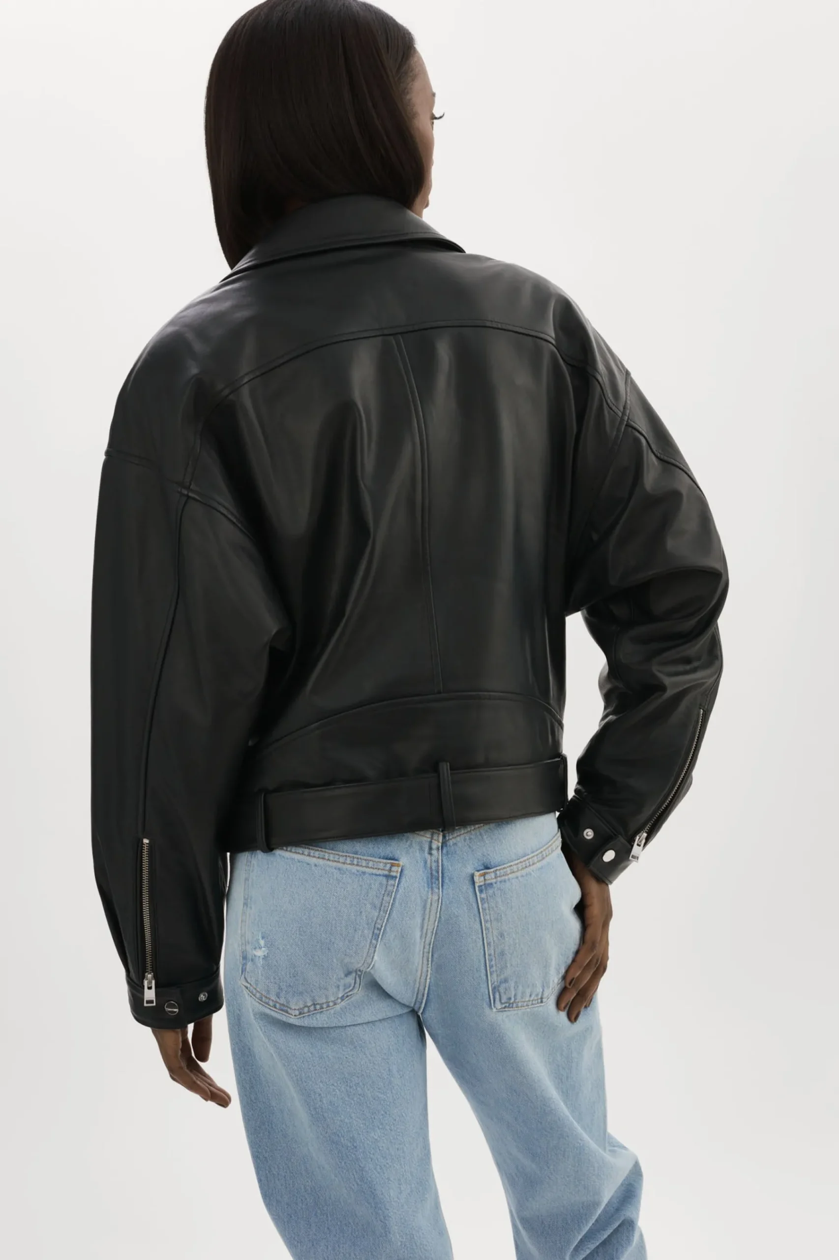Femme LAMARQUE ESTIA | Veste De Motard En Cuir