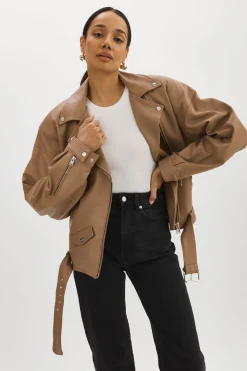 Femme LAMARQUE ESTIA | Veste De Motard En Cuir