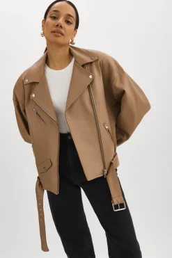 Femme LAMARQUE ESTIA | Veste De Motard En Cuir