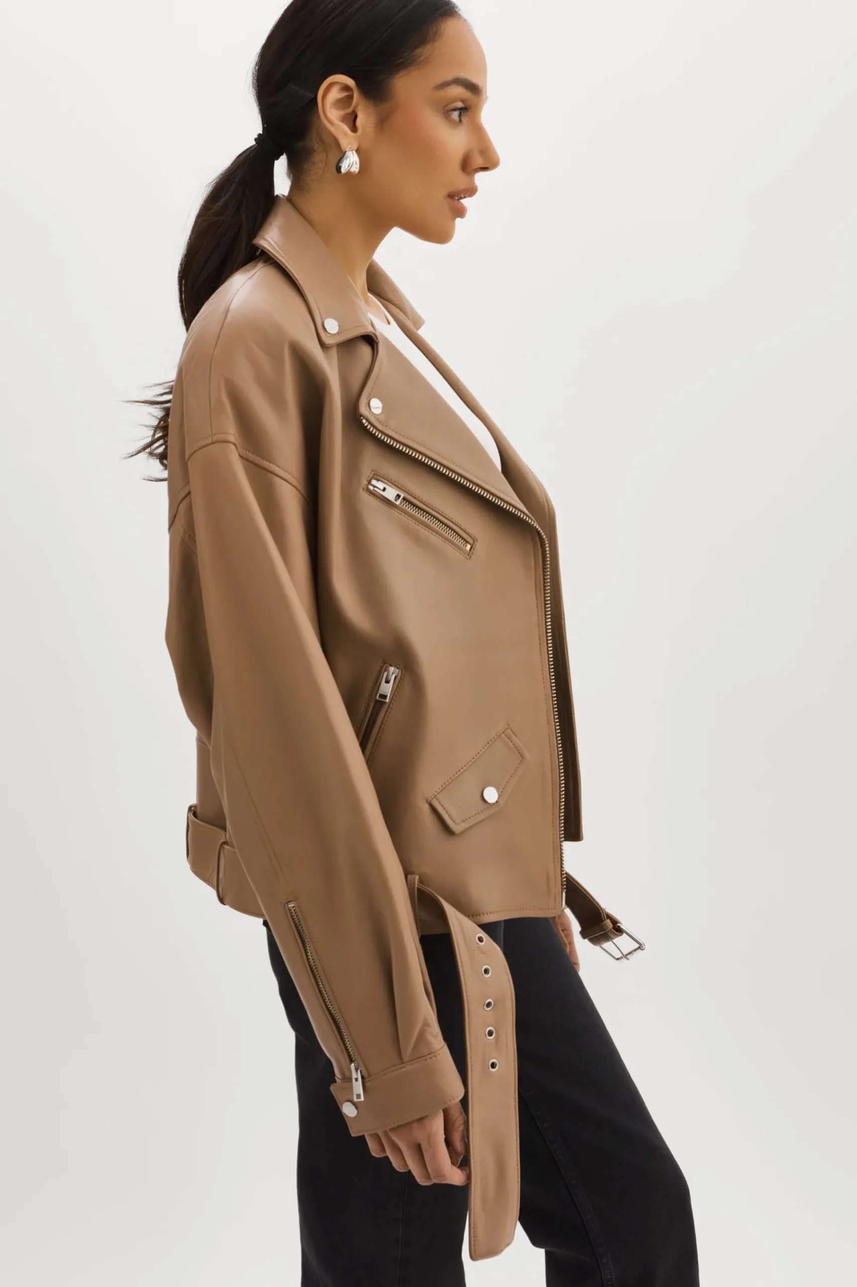 Femme LAMARQUE ESTIA | Veste De Motard En Cuir