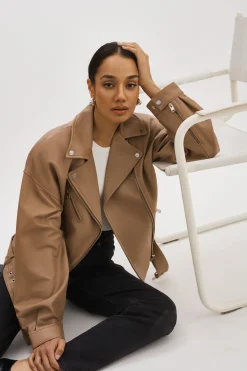 Femme LAMARQUE ESTIA | Veste De Motard En Cuir