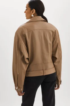 Femme LAMARQUE ESTIA | Veste De Motard En Cuir