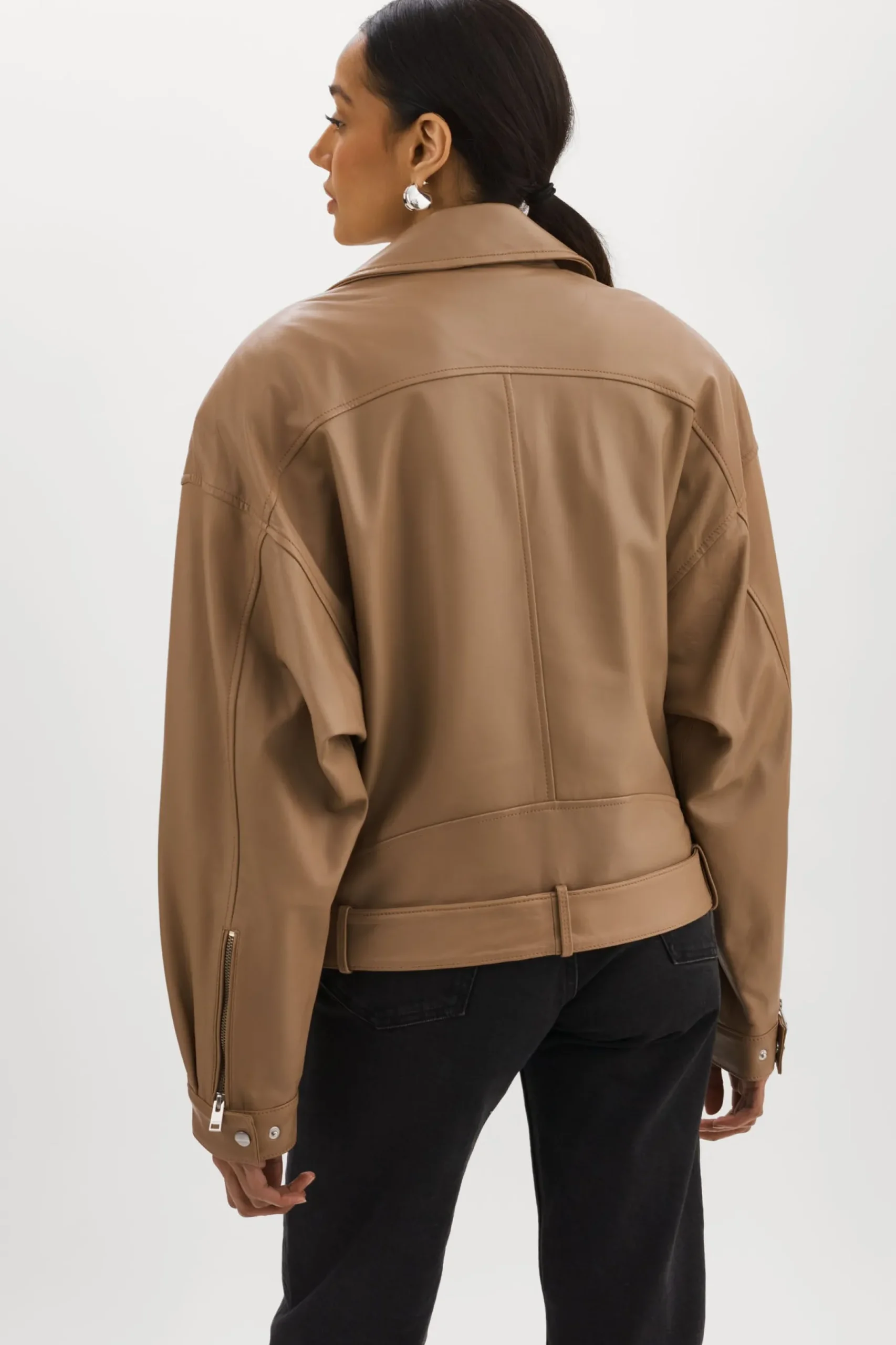 Femme LAMARQUE ESTIA | Veste De Motard En Cuir