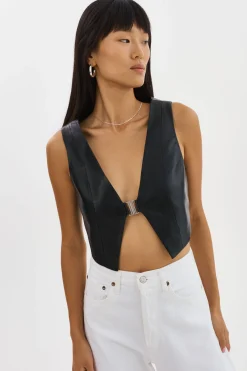 Femme LAMARQUE ESTRELLA | Haut Gilet En Cuir