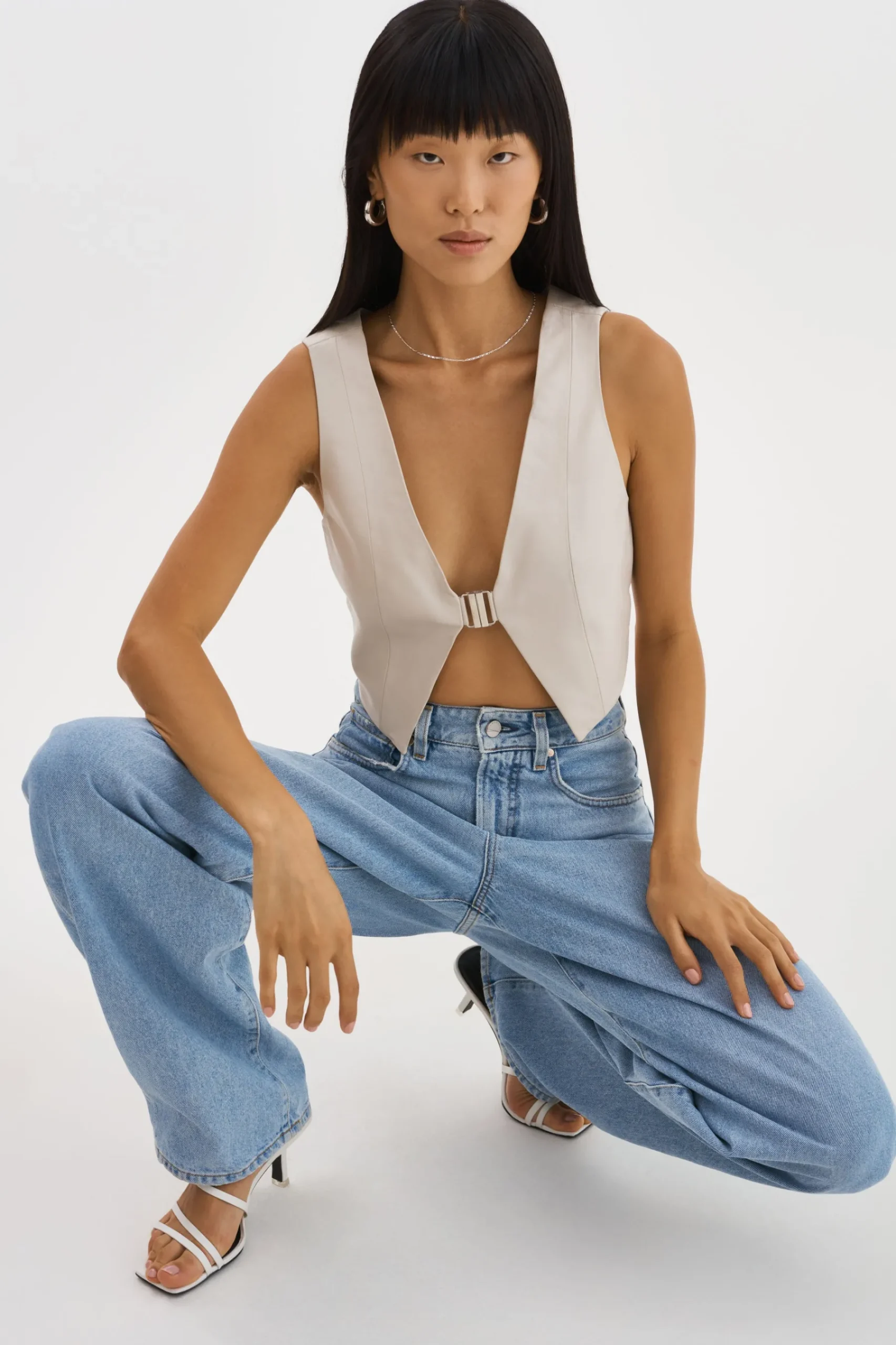 Femme LAMARQUE ESTRELLA | Haut Gilet En Cuir