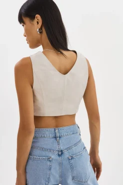 Femme LAMARQUE ESTRELLA | Haut Gilet En Cuir