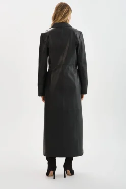 Femme LAMARQUE EVANNA | Manteau Long En Cuir