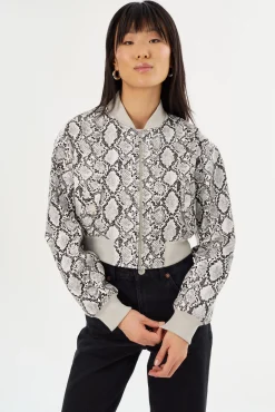 Femme LAMARQUE EVELIN | Bomber Court En Similicuir