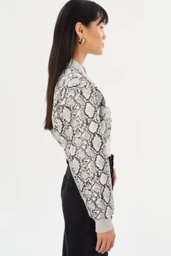 Femme LAMARQUE EVELIN | Bomber Court En Similicuir