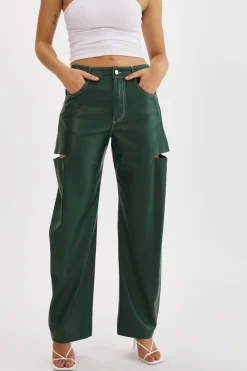 Femme LAMARQUE FALEEN | Pantalon Ample En Similicuir