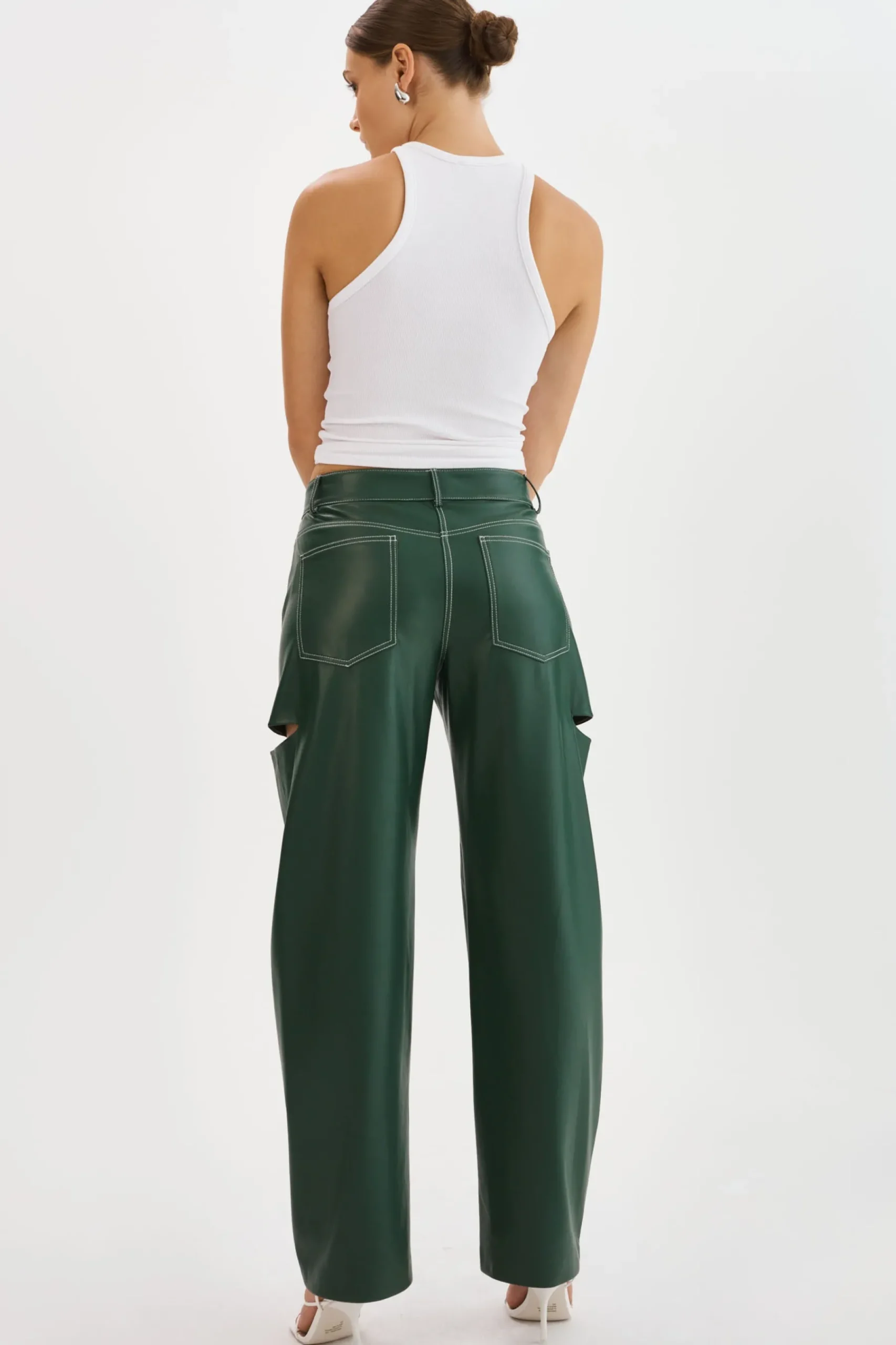 Femme LAMARQUE FALEEN | Pantalon Ample En Similicuir