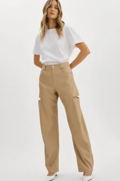 Femme LAMARQUE FALEEN | Pantalon Ample En Similicuir