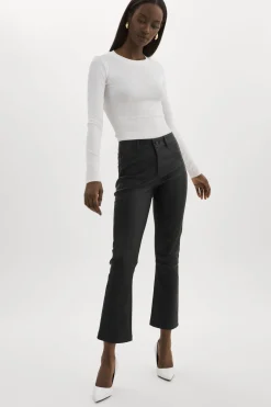 Femme LAMARQUE FARIS | Pantalon En Cuir Stretch