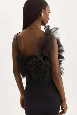 Femme LAMARQUE FELETA | Top à Volants En Tulle