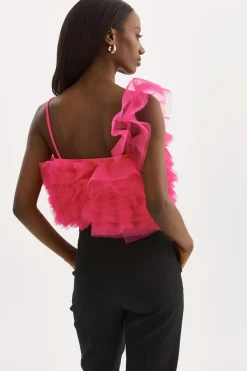 Femme LAMARQUE FELETA | Top à Volants En Tulle