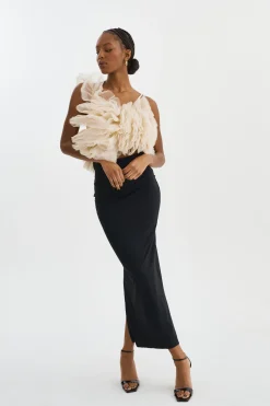 Femme LAMARQUE FELETA | Top à Volants En Tulle