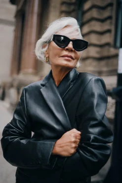Femme LAMARQUE FELINA Veston Surdimensionné En Cuir