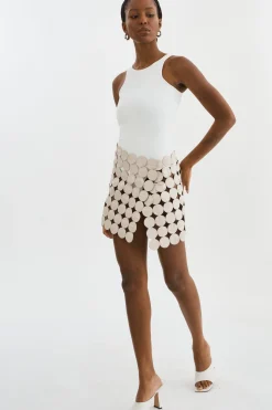 Femme LAMARQUE FENNA | Mini Jupe Multi-cercles