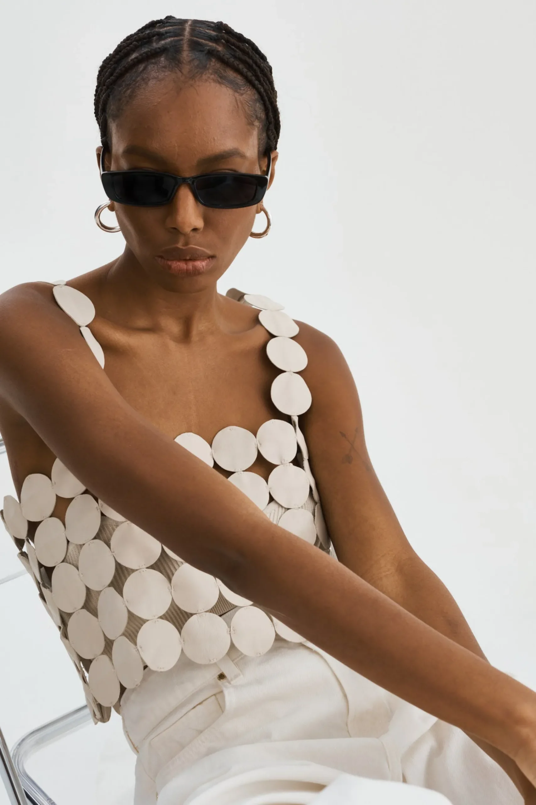 Femme LAMARQUE FINLEY | Top Multi-cercles