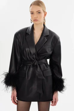 Femme LAMARQUE GALIA Blazer En Similicuir