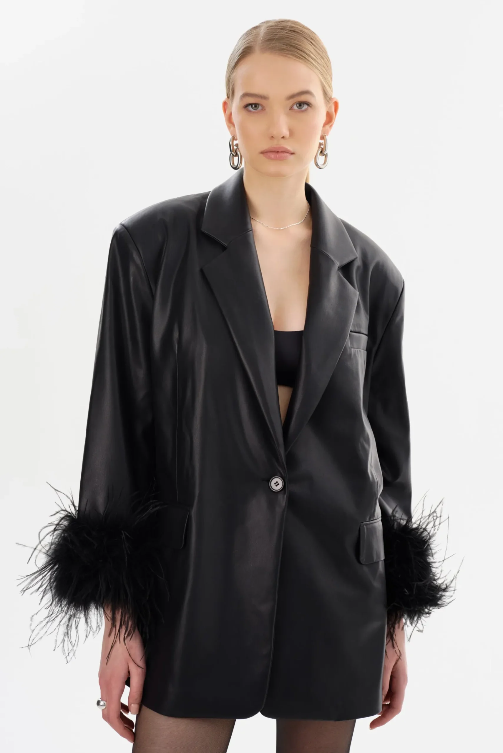 Femme LAMARQUE GALIA Blazer En Similicuir
