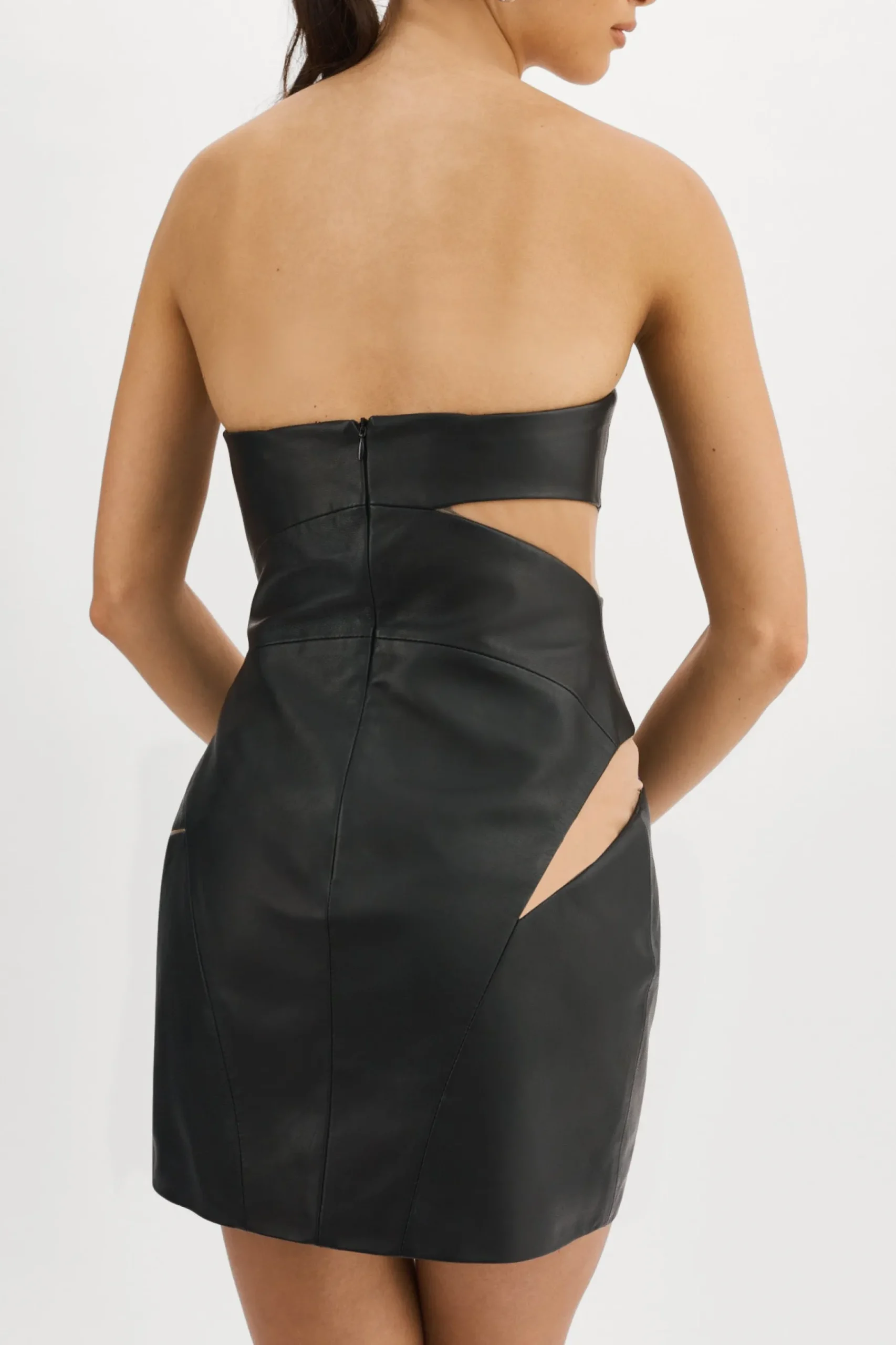 Femme LAMARQUE GARBINA Robe En Cuir