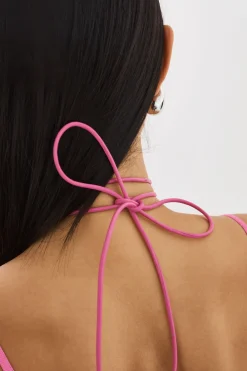 Femme LAMARQUE GEMMA | Collier Ras Du Cou En Cuir à Rosette