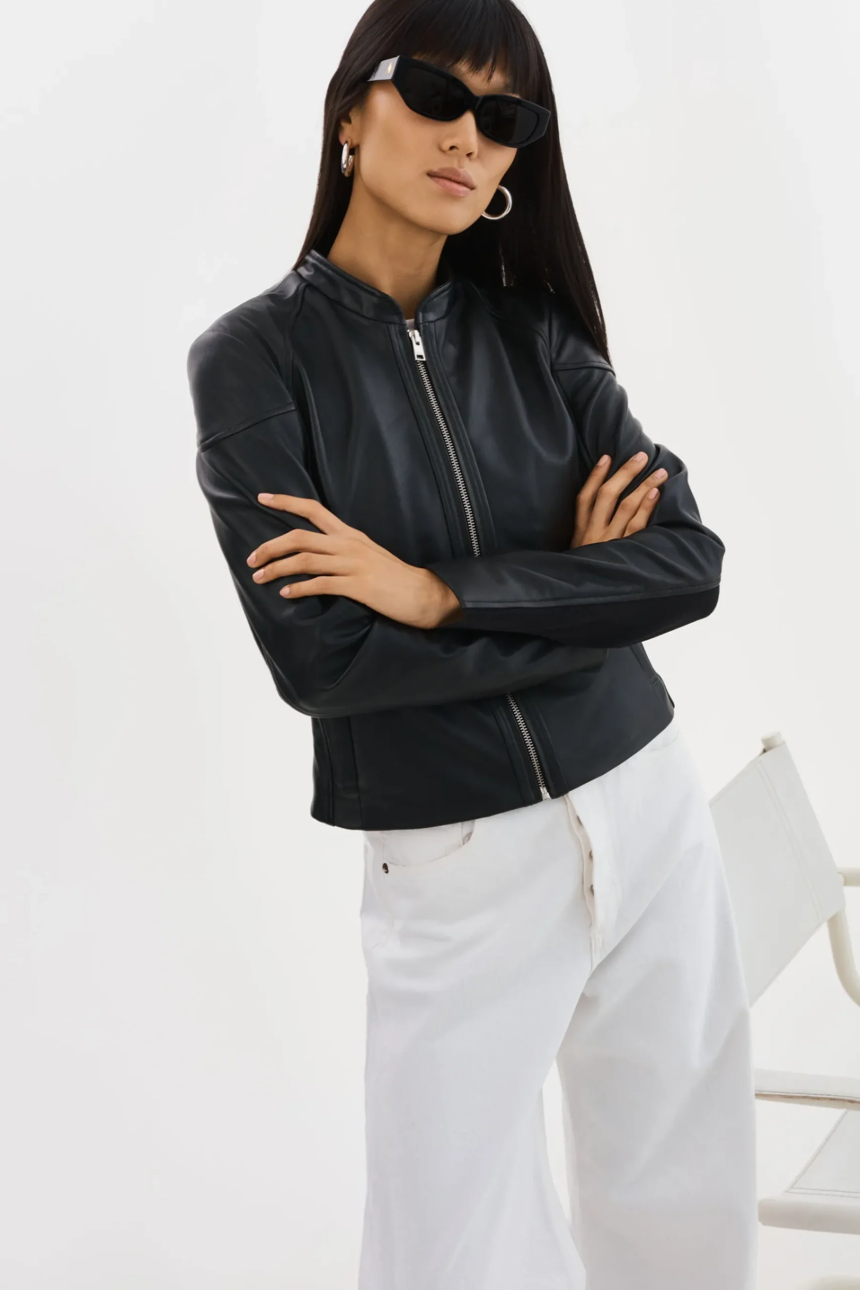 Femme LAMARQUE HIRA | Veste En Cuir Ajustée