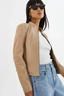 Femme LAMARQUE HIRA | Veste En Cuir Ajustée