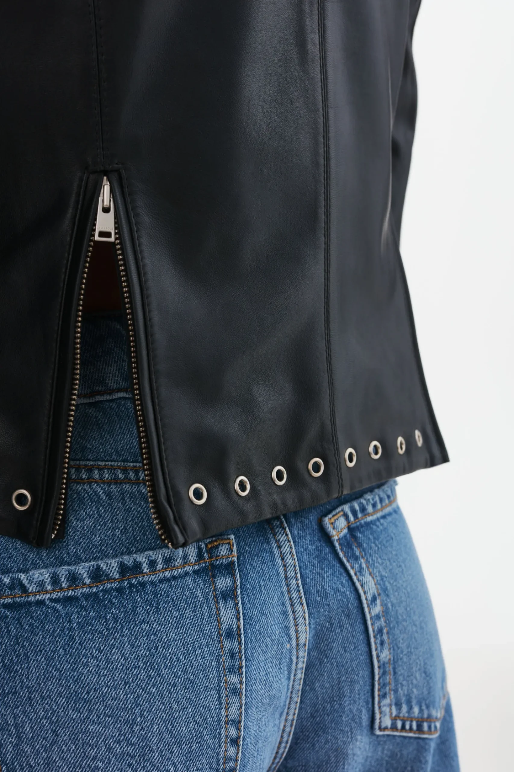 Femme LAMARQUE IDETTA | Veste De Motard En Cuir