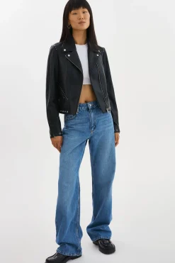 Femme LAMARQUE IDETTA | Veste De Motard En Cuir