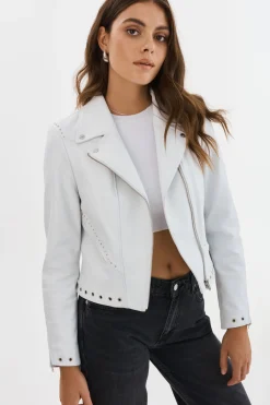 Femme LAMARQUE IDETTA | Veste De Motard En Cuir