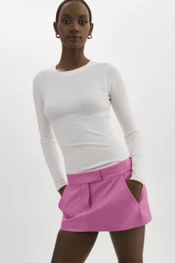 Femme LAMARQUE INAYA | Micro-jupe En Cuir
