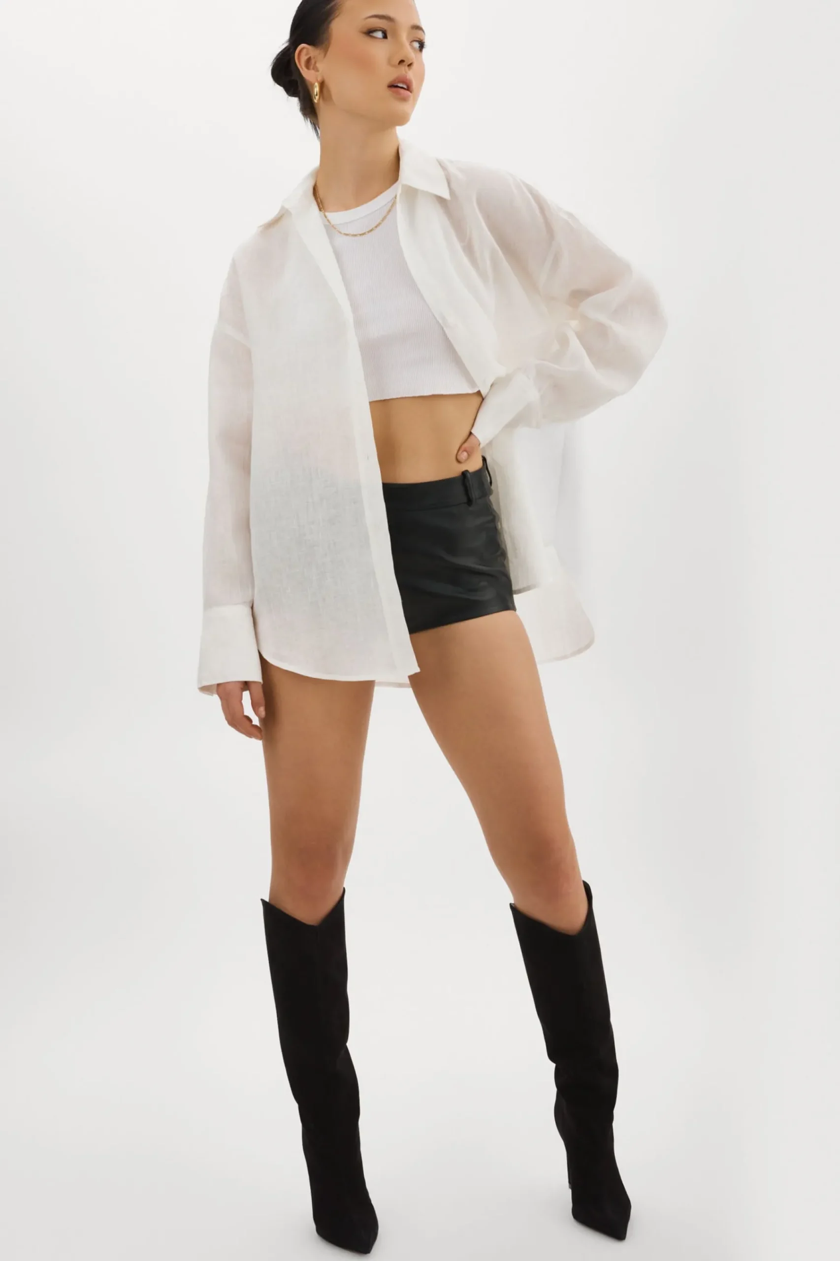Femme LAMARQUE JADA | Chemise Surdimensionnée En Lin