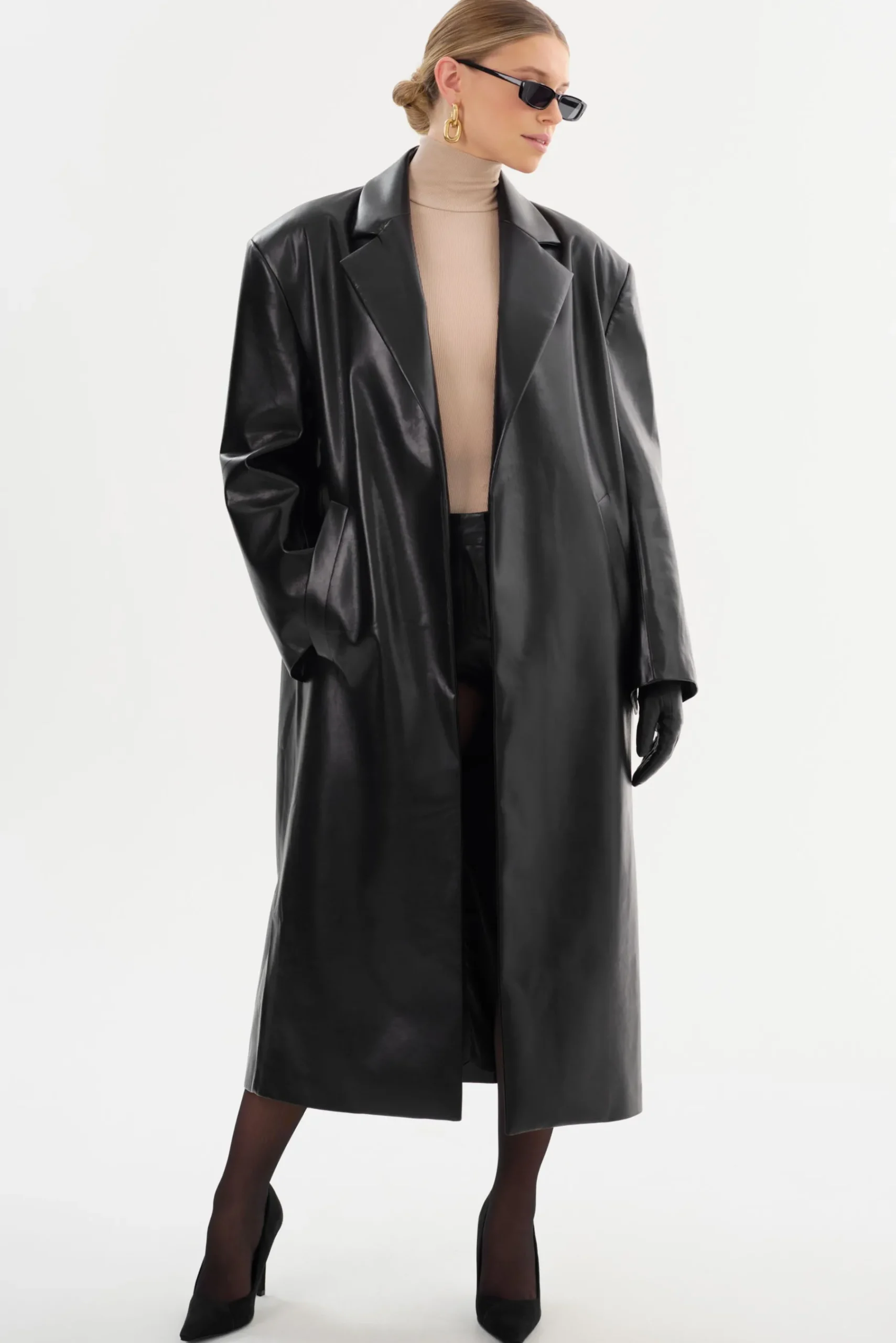 Femme LAMARQUE JANELLE | Manteau En Cuir Recyclé