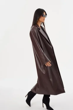 Femme LAMARQUE JANELLE | Manteau En Cuir Recyclé