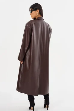 Femme LAMARQUE JANELLE | Manteau En Cuir Recyclé