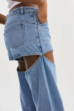 Femme LAMARQUE JAYLENE | Denim Cut-Out Jeans